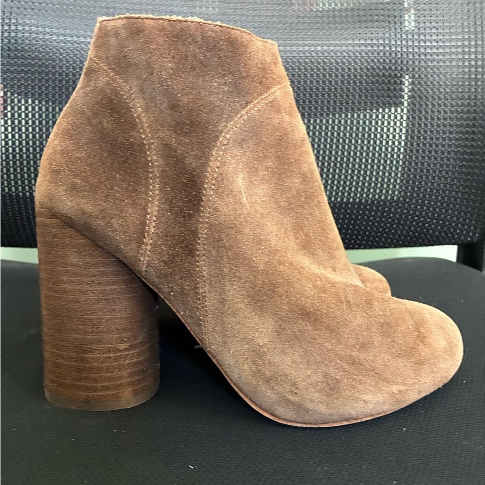 JEFFREY CAMPBELL Sz 8 HANGER 2 PLATFORM STACKED HEEL ANKLE BOOTS BOOTIES